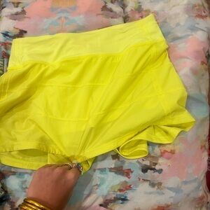 Neon green lulu skirt